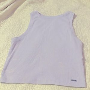 Hollister Purple Crop Top SIZE MEDIUM